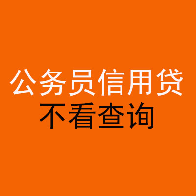 单县公务员信用贷款